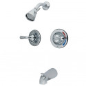 Kingston Brass KB67 Magellan Two Handle Tub & Shower Faucet