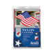 Annin Flagmakers 021850R Premium Nylon U.S. Banner, 2-1/2 x 4-ft.