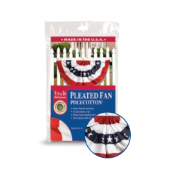 Annin Flagmakers 483160 Mini Patriotic Pleated U.S. Fan, 2-Pack