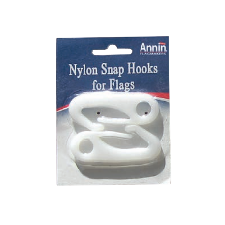 Annin Flagmakers 802721 Flag Nylon Snap Hook, 2-Pack
