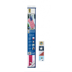 Annin Flagmakers 23803 Estate Flag Set w/ Spinning Pole, 3 x 5-ft., 2-Pc.