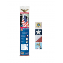 Annin Flagmakers 011320R U.S. Flag Kit, Poly/Cotton, 3 x 5-ft.