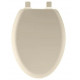 BEMIS Mfg. Co. 141EC 00 Elongated Molded Wood Toilet Seat, Easy-Clean & Change Hinge, STA-TITE