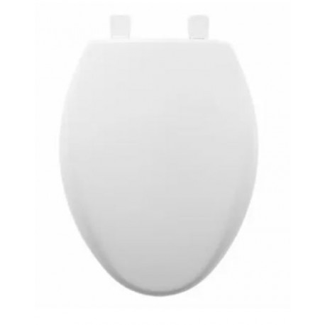 BEMIS Mfg. Co. 187SLOW000 Toilet Seat, Whisper Close, Elongated, White Plastic