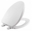 BEMIS 164SLOW 000 Alesio ll Toilet Seat, Elongated, Whisper Close, Precision Seat Fit, Easy Clean Hinges, STA-TITE Fasteners, White