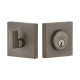 Viaggio QADMLNQAD Quadrato Linen Rosette Single Cylinder Deadbolt, Keyed Alike