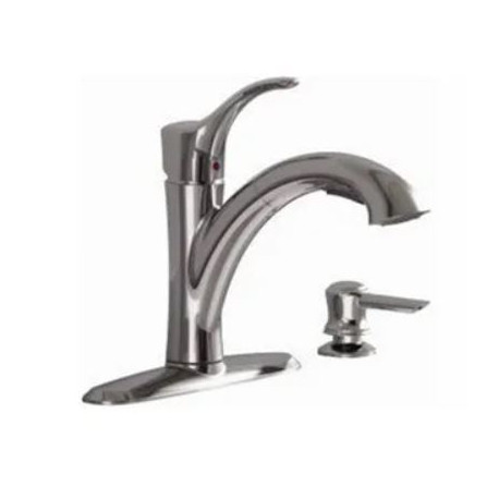 American Standard 9015.101.002 Mesa Pull-Out Kitchen Faucet With Soap Dispenser, Chrome