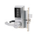 Kaba 814LR6C26 Mortise Lock w/ Lever, Combination Entry, Key Override, Passage