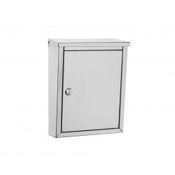 Architectural Mailboxes 2507PS-10 Regent Locking Wall-Mount Mailbox, Stainless Steel, 10.1 x 13.2 x 4.2-In.