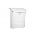 Architectural Mailboxes 2576W-10 Parkside Locking Wall-Mount Mailbox, White, 13.5 x 10.87-In.