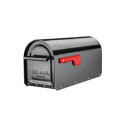 Architectural Mailboxes 5560P-R-10 Sequoia Post-Mount Mailbox, Heavy-Duty, Pewter Steel, 8 x 9.7 x 20.8-In.