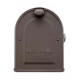 Architectural Mailboxes 7600RZ-10 Modern Day Mailbox With Silver Flag, Post-Mount, Rubbed Bronze