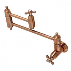 Kingston Brass KS310AX Pot Filler Faucets,Metal Cross