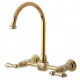 Kingston Brass KS129AL/AX 8” Center Kitchen Faucets