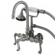 Kingston Brass AEFL Wall Mount Clawfoot Tub Faucets With Hand Shower,Metal Lever