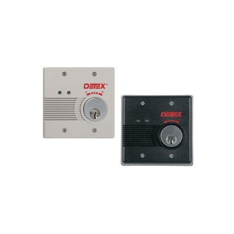 Detex EAX-2500 EAX-2500SK BK 102651-1 IC7 C Series AC/DC External Powered Wall Mount Exit Alarm