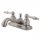 Kingston Brass KB60KL Two Handle 4" Centerset Bathroom Faucet w/ Retail Pop-up