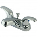 Kingston Brass KB625 4" Centerset Bathroom Faucet w/ Plastic Pop-up
