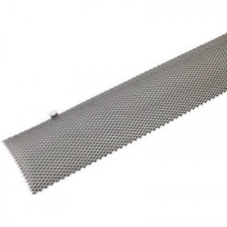 Amerimax 85280BX Hinged Gutter Guard, Mill Finish, 6-In. x 3-Ft.