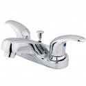 Kingston Brass KB6251LL 4" Centerset Bathroom Faucet w/ Brass Pop-up