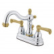 Kingston Brass KB160 4” Centerset Bathroom Faucets,French Lever