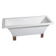 Kingston Brass VTSQ713218A Clawfoot Bath Tubs With No Faucet Drillings