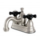 Kingston Brass KS710 4" Centerset Faucet w/ Brass Pop-up Drain
