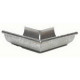 Amerimax LOS265 Gutter Half Round Mitre, Outside, Galvanized, 5-In.