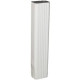 Amerimax 33075 Gutter Downspout Extension, White Galvanized Steel, 15-In.