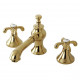 Kingston Brass KC706BL Widespread Bathroom Faucets
