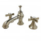 Kingston Brass KC706ZX Widespread Bathroom Faucets,Metal Cross