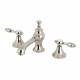 Kingston Brass KC706TAL Widespread Bathroom Faucets,Metal Lever