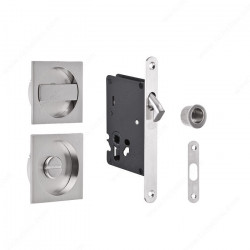 Richelieu 8920938 Mortice Lock Set for Sliding Door