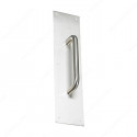 Richelieu 142 Stainless Steel Door Pull and Plate