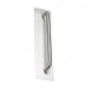Richelieu 142 Stainless Steel Door Pull and Plate