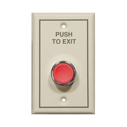 Detex PB-2000 / 2100 Push Button Controls