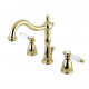 Kingston Brass KB197BPL Widespread Bathroom Faucets