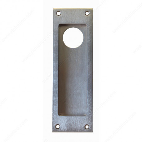 Richelieu S2002C1341 Flush Pull/Handle (for Use W/ Cylinder) - Square Style