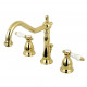 Kingston Brass KS199BPL Widespread Bathroom Faucets