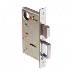 Richelieu 2002234BS195 Pocket Door Lock/Pull