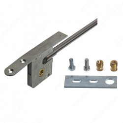 Richelieu 89195922G Bar bolt lock, square/hexagonal socket, backset 42,5 mm (1-11/16 ")