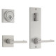 Kwikset 508HRL Interconnect Keyed Control Deadbolt w/ Hali Passage Lever