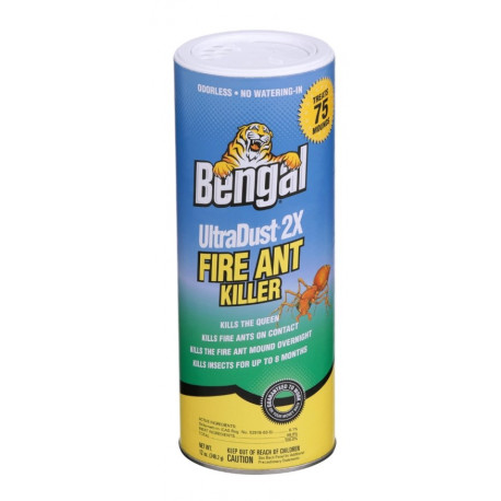 Bengal 93650 Ultradust 2X Fire Ant Killer, Outdoor, 12-oz. Powder