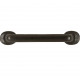 Hickory Hardware P3672-BI Carbonite Cabinet Pull, Center to Center Length 4", Black Iron