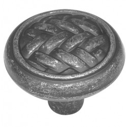 Hickory Hardware P7513-VP Catamaran Cabinet Knob, 1 1/4" Diameter, Vibra Pewter