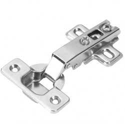 Hickory Hardware P5107-14 Concealed Cabinet Hinge, Polished Nickel, 4-1/8" (L)