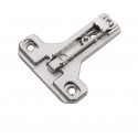 Hickory Hardware HH075228-14 Concealed Self-Closing Cabinet Hinge, Polished Nickel, Pair
