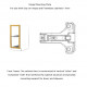 Hickory Hardware HH075228-14 Concealed Self-Closing Hinges Cabinet Hinge, Polished Nickel, Pair