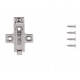 Hickory Hardware HH075227-14 Concealed Self-Closing Hinges Cabinet Hinge, Polished Nickel, Pair