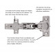 Hickory Hardware HH075224-14 Concealed Self-Closing Hinges Cabinet Hinge, Polished Nickel, Pair